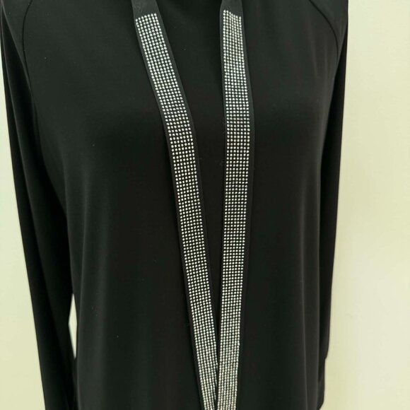 Joseph Ribkoff Bling Tunic | Embellished Detail | Style 214232 | Size 12 - Picture 2 of 10